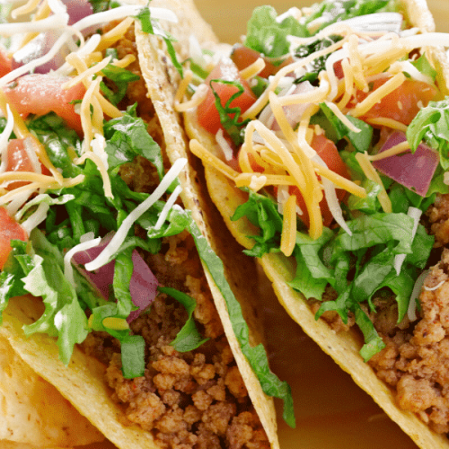 Easy ground turkey tacos