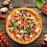 simple vegetable pizza