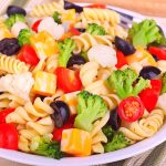 healthy summer pasta salad